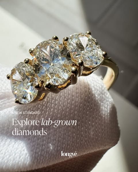 Se udvalget af lab-grown diamanter