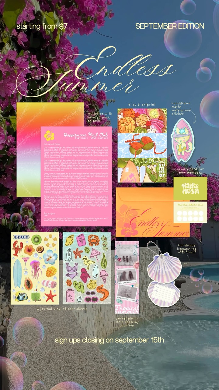Anúncio de Happiemoon Designs