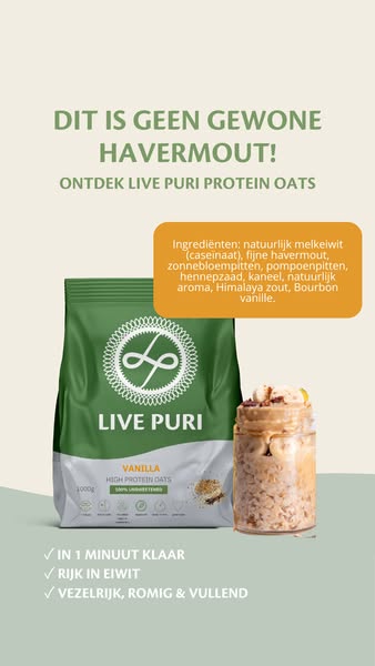 Vanille High Protein Oats