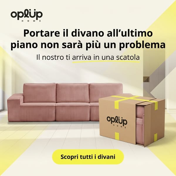 Il divano che entra dove gli altri restano bloccati