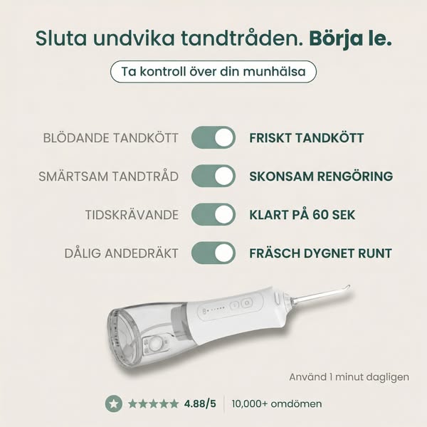 Sluta blöda varje gång du flossar – det finns ett bättre sätt