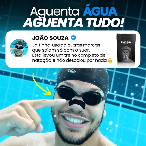 Aguentam o suor. Não descolam.