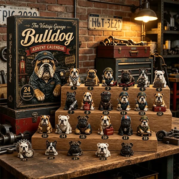 Mechanic Bulldog Advent Calendar｜24‑Day Surprise