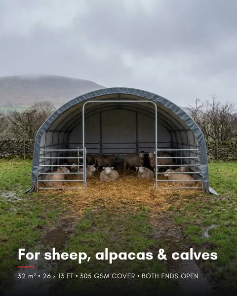 Extra Large Livestock Shelter, 32 m2