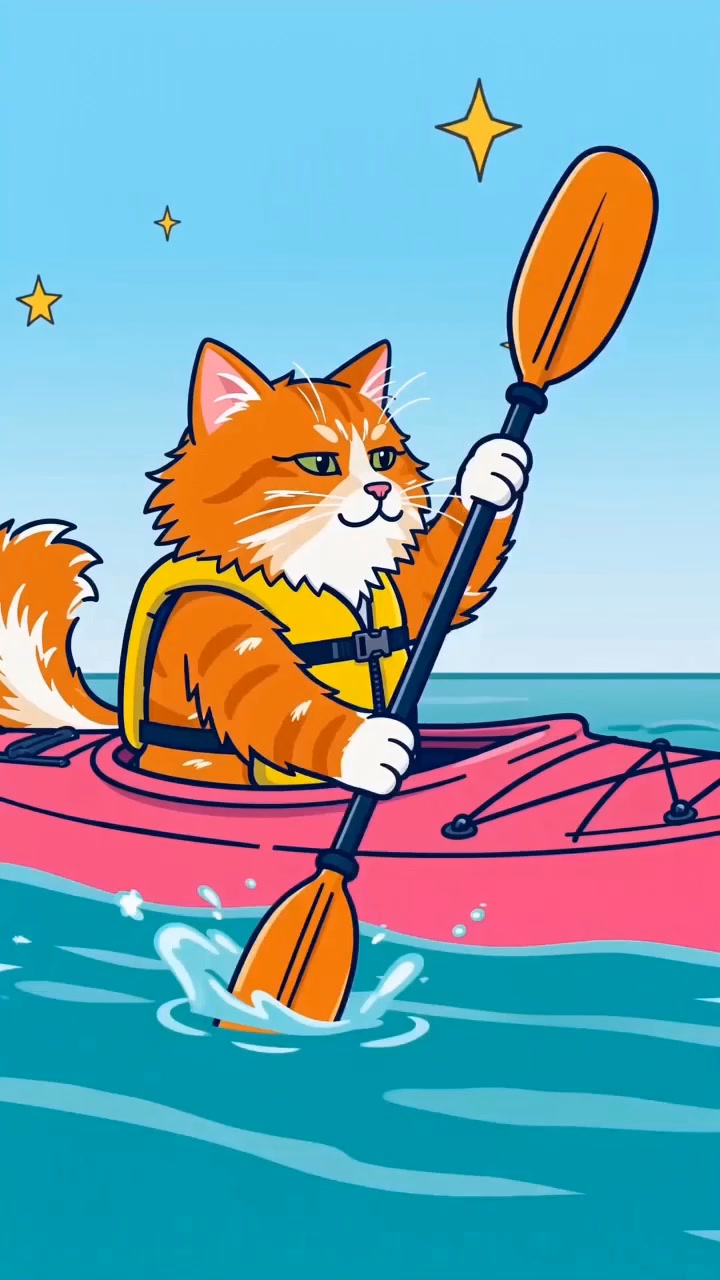 For Paddlers Who Love Cats