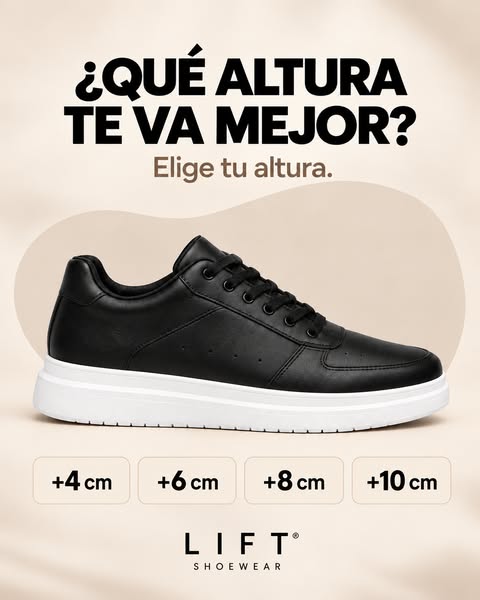 Gana hasta +10 cm de altura