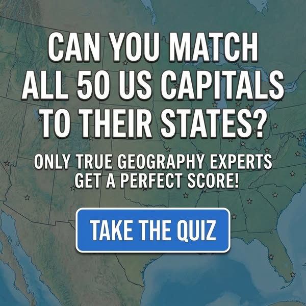 Can You Name The US State By Its Capital