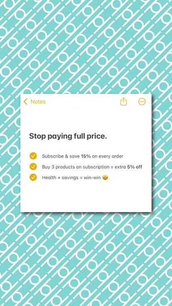 Subscribe & Save Up To 15% Off