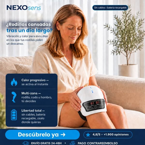 Descanso para tus rodillas al final del día
