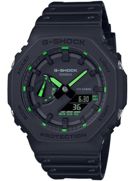 Zegarek męski G-SHOCK GA-2100-1A3ER diver pasek z tworzywa czarna tarcza 200 m