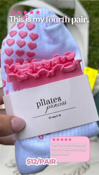 The Grippiest Pilates Socks 4 FREE pairs