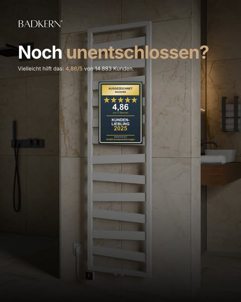 Spare 60% auf Deinen Badheizkörper