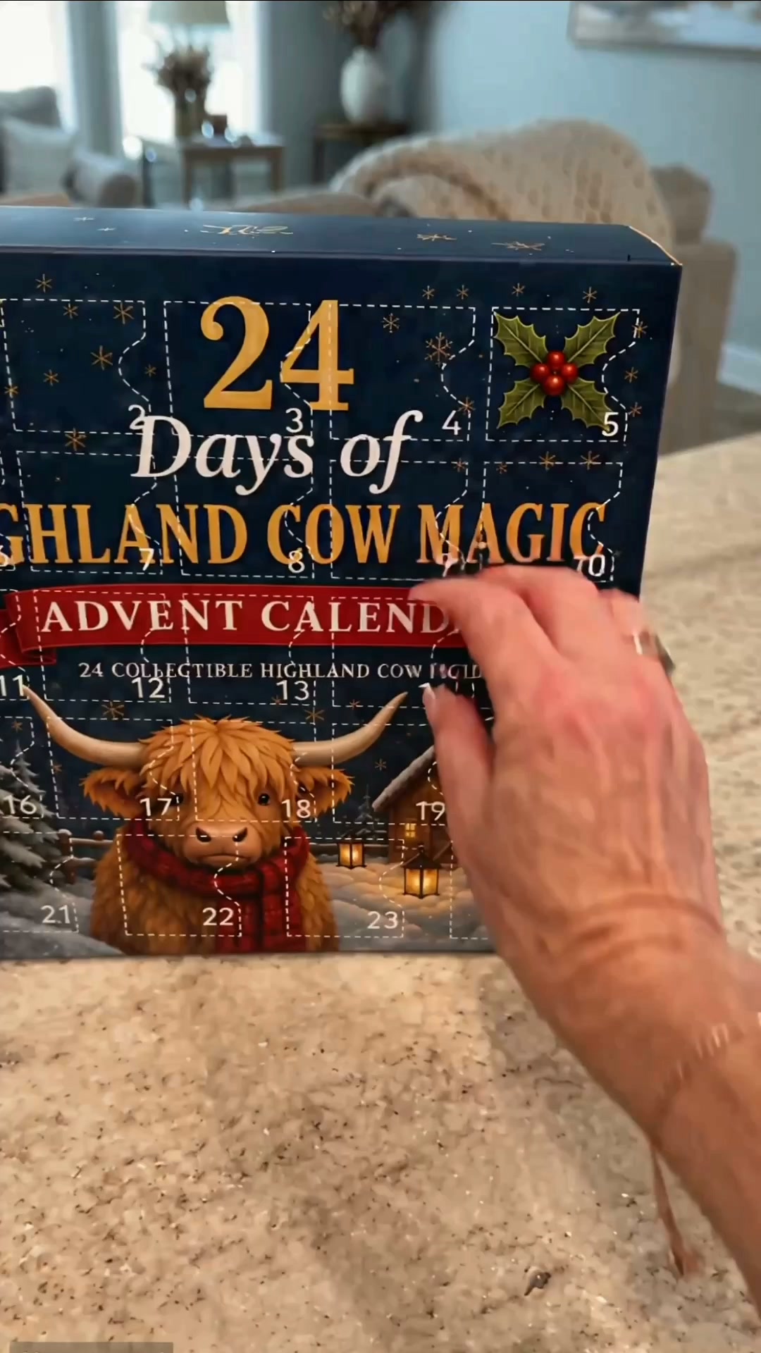 24 Days. 24 Tiny Highland Cows.