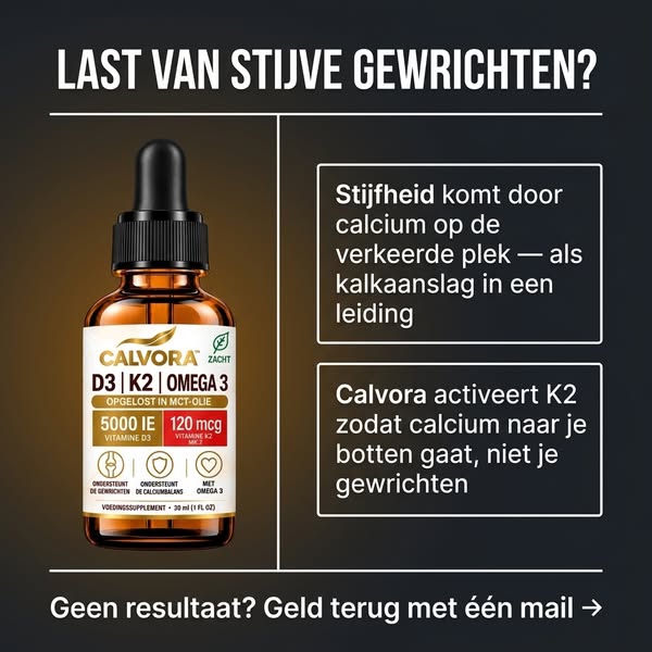 Calcium Op De Verkeerde Plek Is Waarom Geen Supplement Tegen Stijfheid Werkt