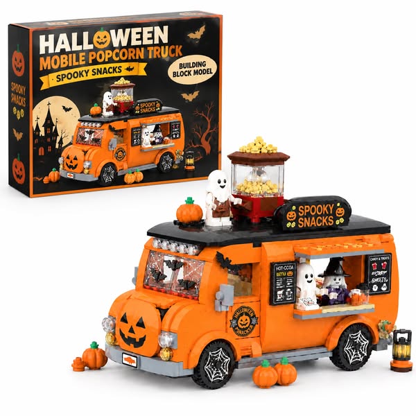 Halloween Popcorn Truck Set