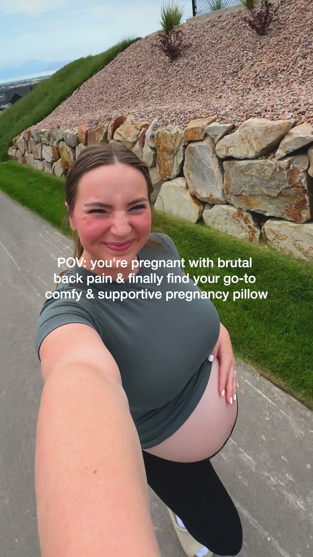 the wedge under my bump ended my hip pain