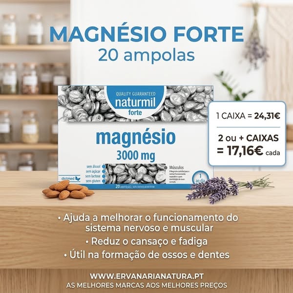MAGNESIO FORTE 20 ampolas