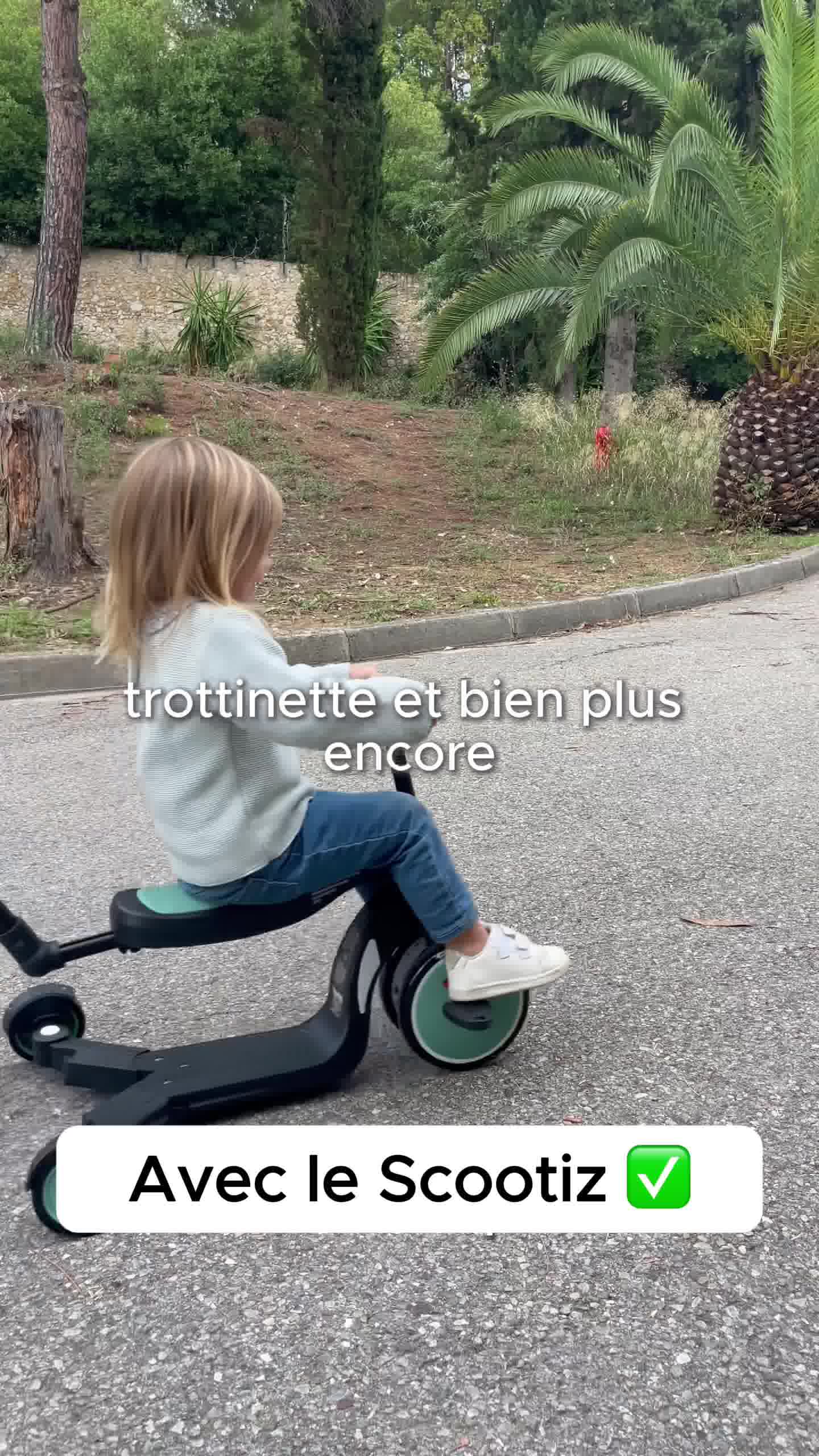 La draisienne 5 en 1 vu dans les maternelles