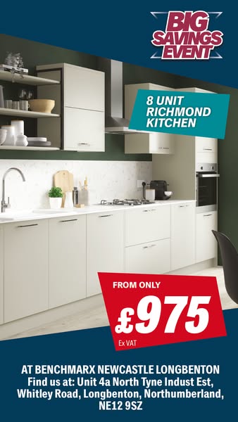 8 Unit Richmond Kitchens From £975 ex VAT