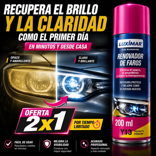 Mira cómo quedan los faros