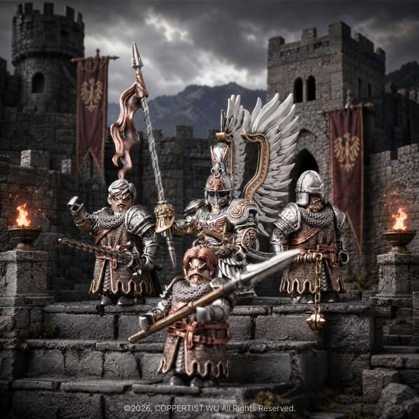 Winged Hussar Magnetic Figure