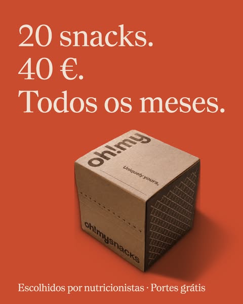 Snacks sem ir às compras, 40 € por mês