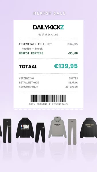 Shop Nu, Betaal Later. Tijdelijk voor €139,95.