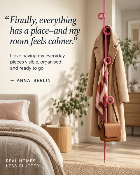 Less mess. More space. A home for everything.