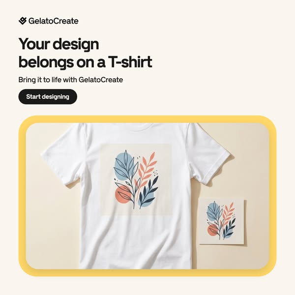 Turn your design into a T-shirt