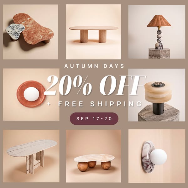 Autumn Days - 20% OFF + FREE Shipping. 17-20 Sept.