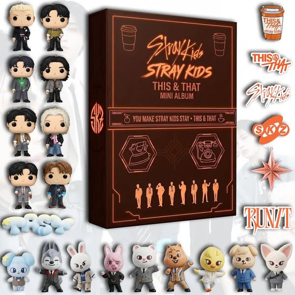Stray kids This & That Album 24 Day Of Coming Back Journey 2D Blind Box