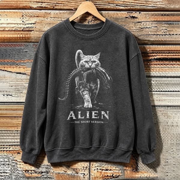 Space Creature Cat Sweatshirt