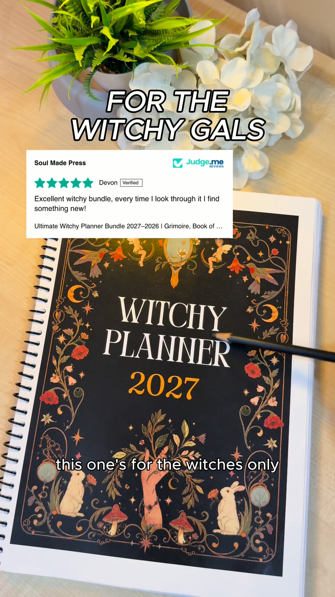 90% OFF 2027 Witchy Planner