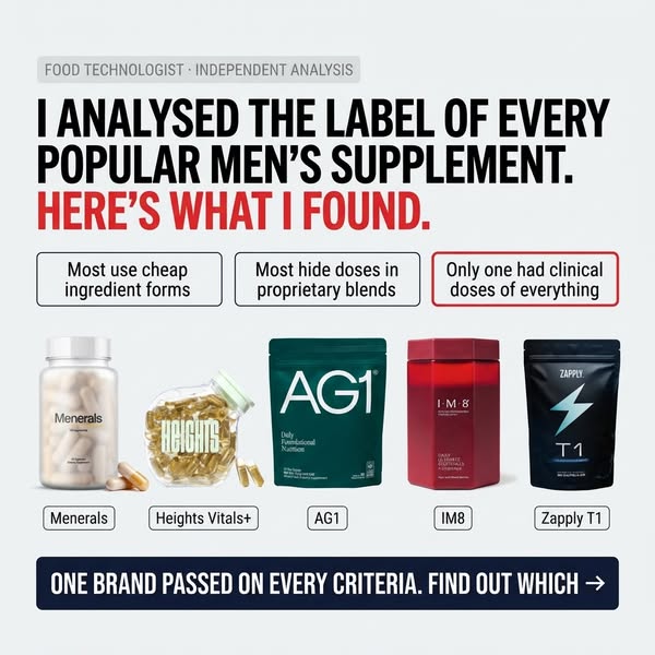 We Tested 30+ Men's Supplements. Only 5 Made The Cut.