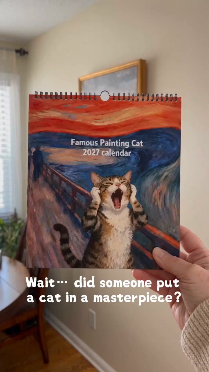 2027 Cat Art Calendar