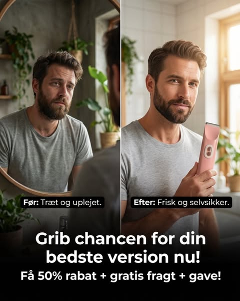 Perfekt barbering til sensitiv hud!