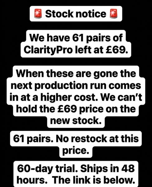 £69 for Crystal-Clear Sound