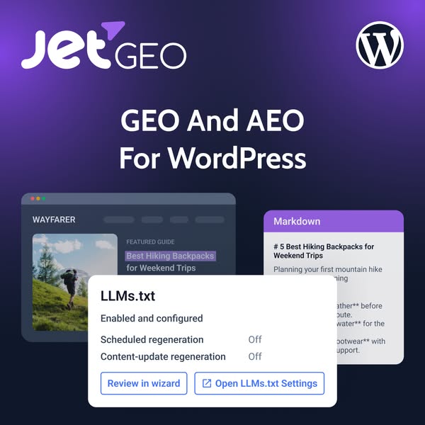 One plugin to control, publish & monitor what AI crawlers read on WordPress.