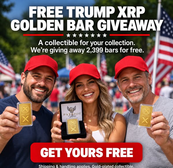 Free Trump XRP Golden Bar | American Patriot Collectibles