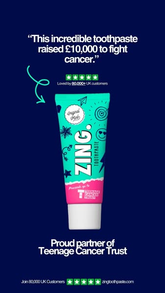 This toothpaste raised £10,000 to fight cancer
