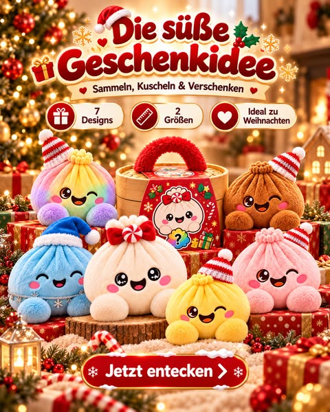 Mystery Dumpling Plüsch – kuschelige Bao-Figur in 2 Größen