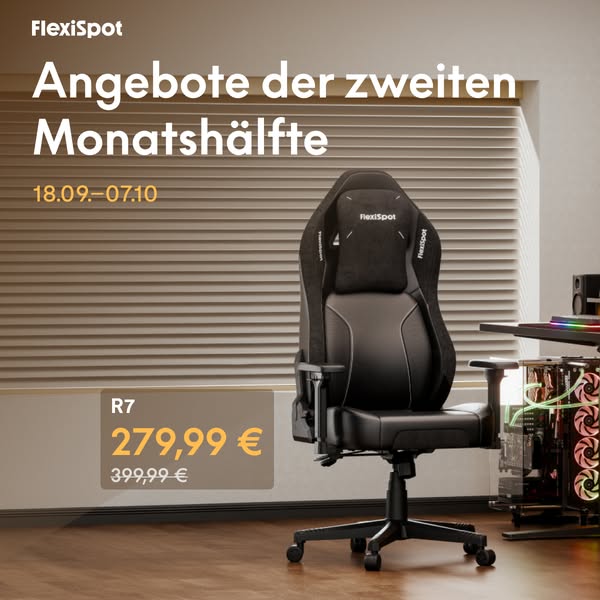 Nur bis 7. Oktober · statt 399,99 € nur 279,99 €