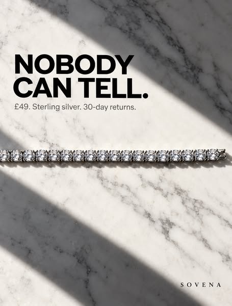 The whole line catches the light
