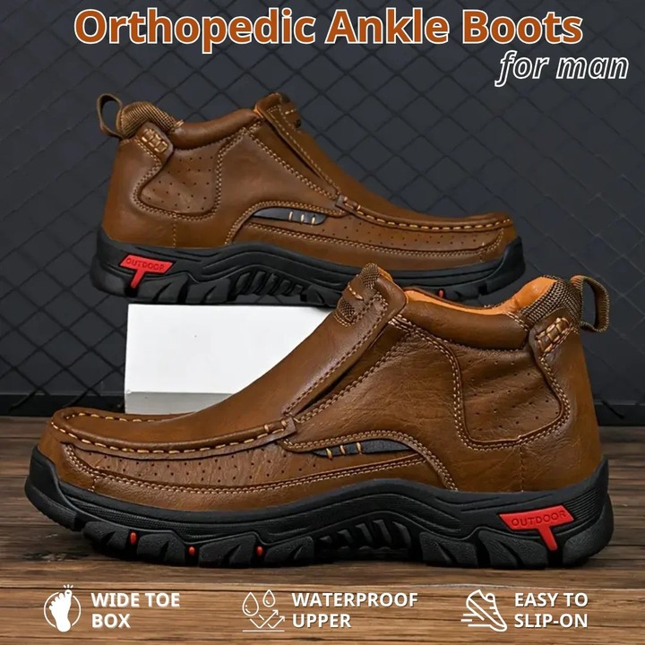 Orthopedic Ankle Boots for Men 45+
