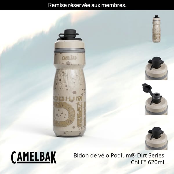Bidon De Vélo Podium® Dirt Series Chill™ 620ml