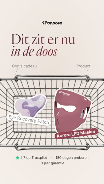 Aurora masker + gratis mystery cadeau in de doos