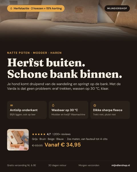 Bescherm je bank, geef je interieur een upgrade