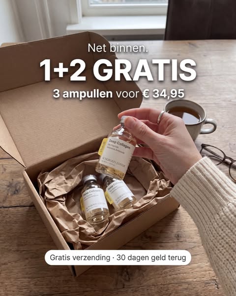 Botox-effect zonder naalden. SilkPeptide™ 1+2 GRATIS (alleen vandaag)