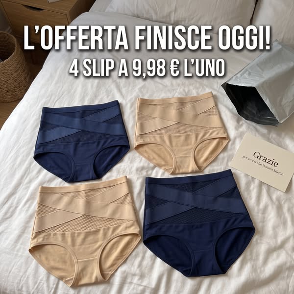 4 slip al prezzo di 2 — Offerta 2+2
