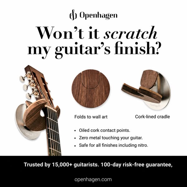 "Won't it scratch my guitar's finish?" The most asked question. Answered.